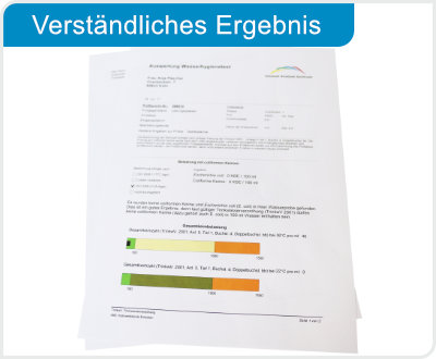 Wasserqualität Test